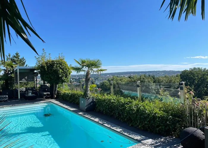 Tiny-house Mit Alpen- Stadt- Und Poolblick , Wlan Casa de Férias Passau